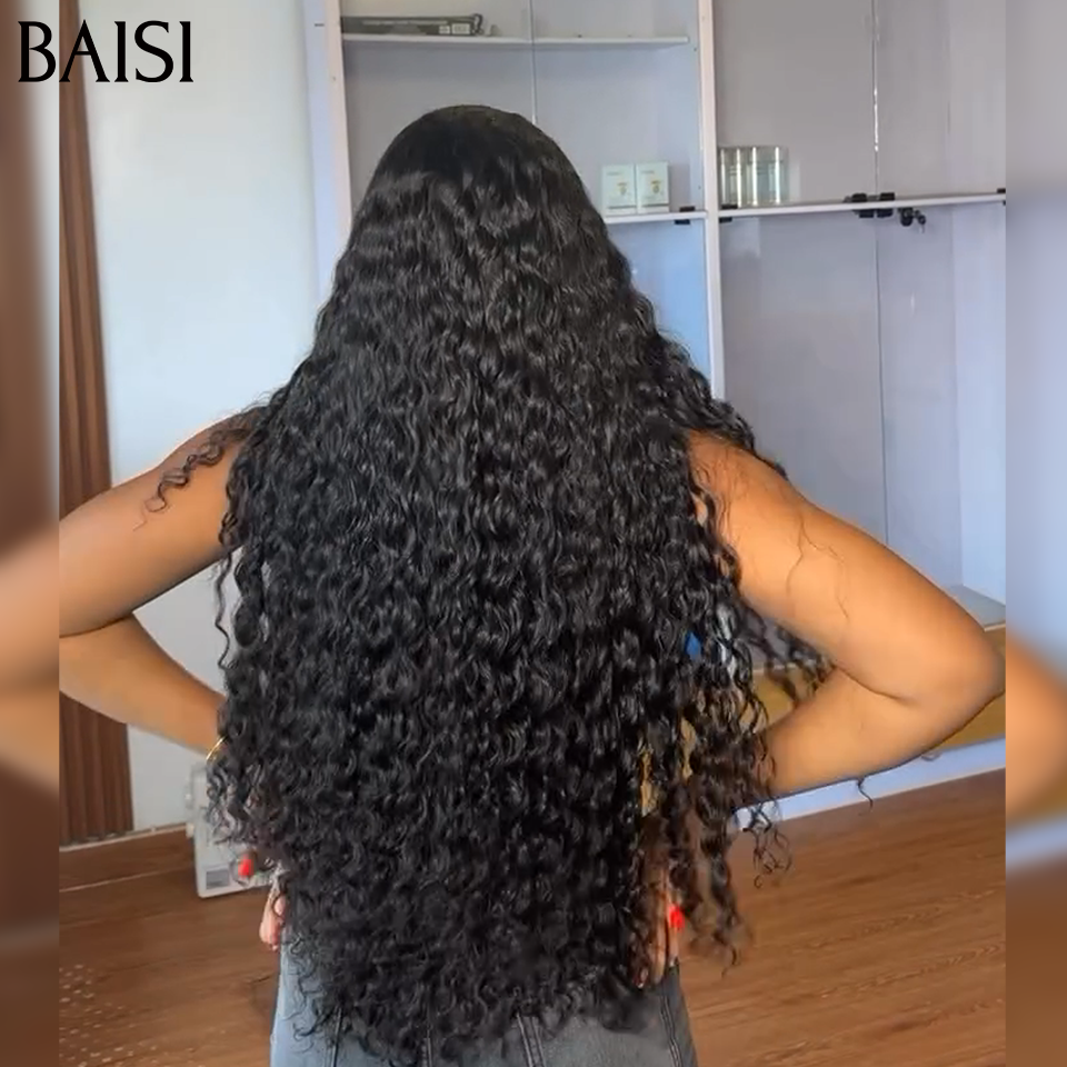 BAISI vente flash 2 perruques Lisse et curly wave en 100% vrais cheveux humains 229 euro BS65