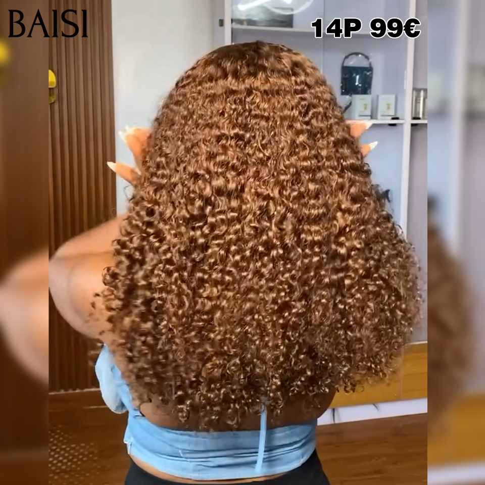 BAISI 3 Perruques pour revendre 299€  curly wave et Lisse et 065C Noir  en 100% vrais cheveux humains VIP100