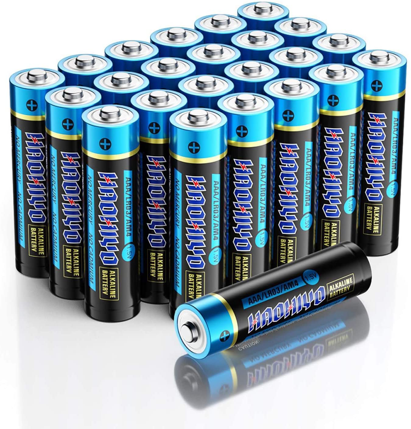 24 or 100 Pack of AAA Battery Alkaline  for Household and Business