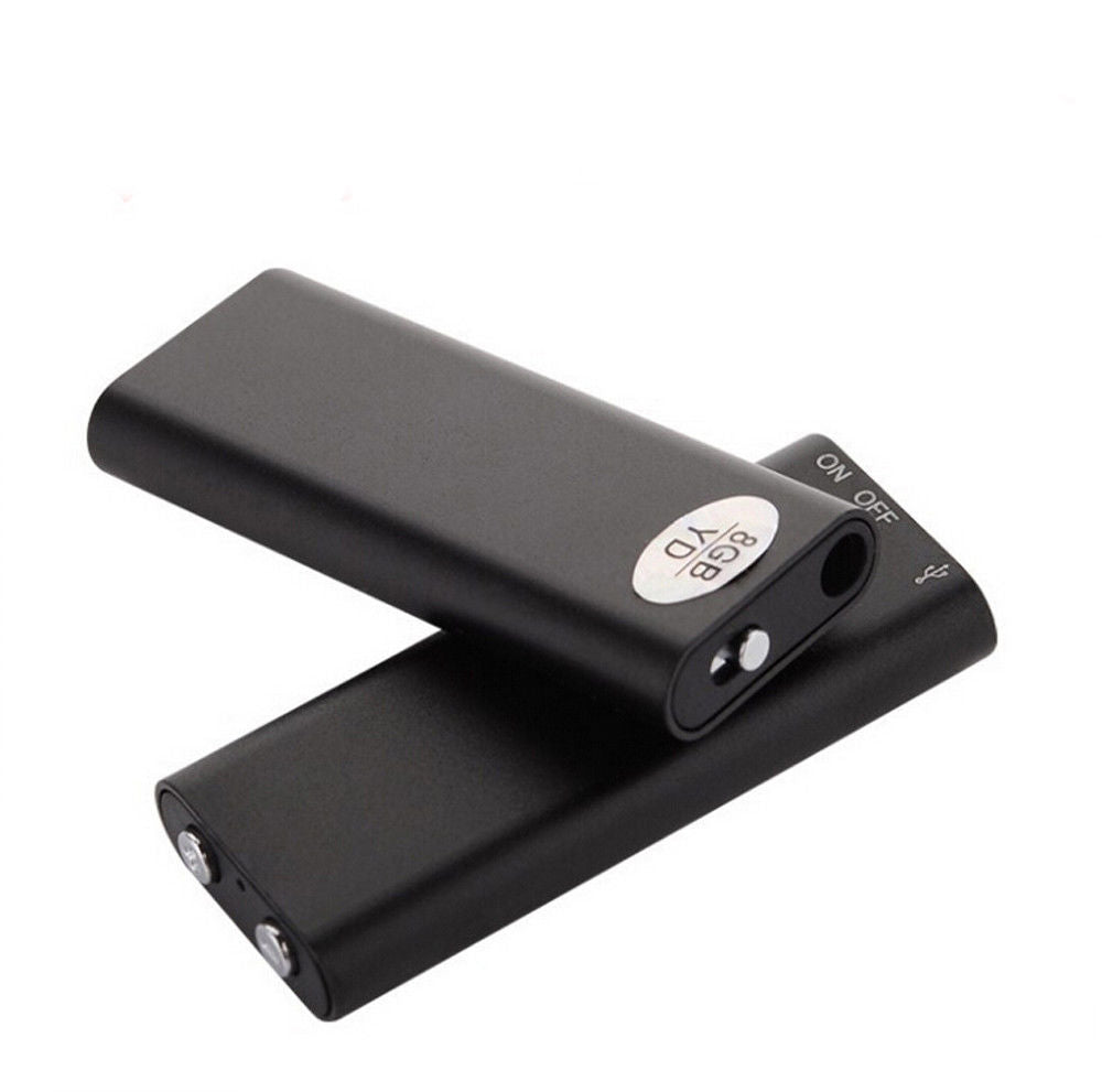 2 in 1 Mini Audio Voice Recorder Pen USB Flash Disk Ultra Slim Secret Digital Small MP3 8GB Player