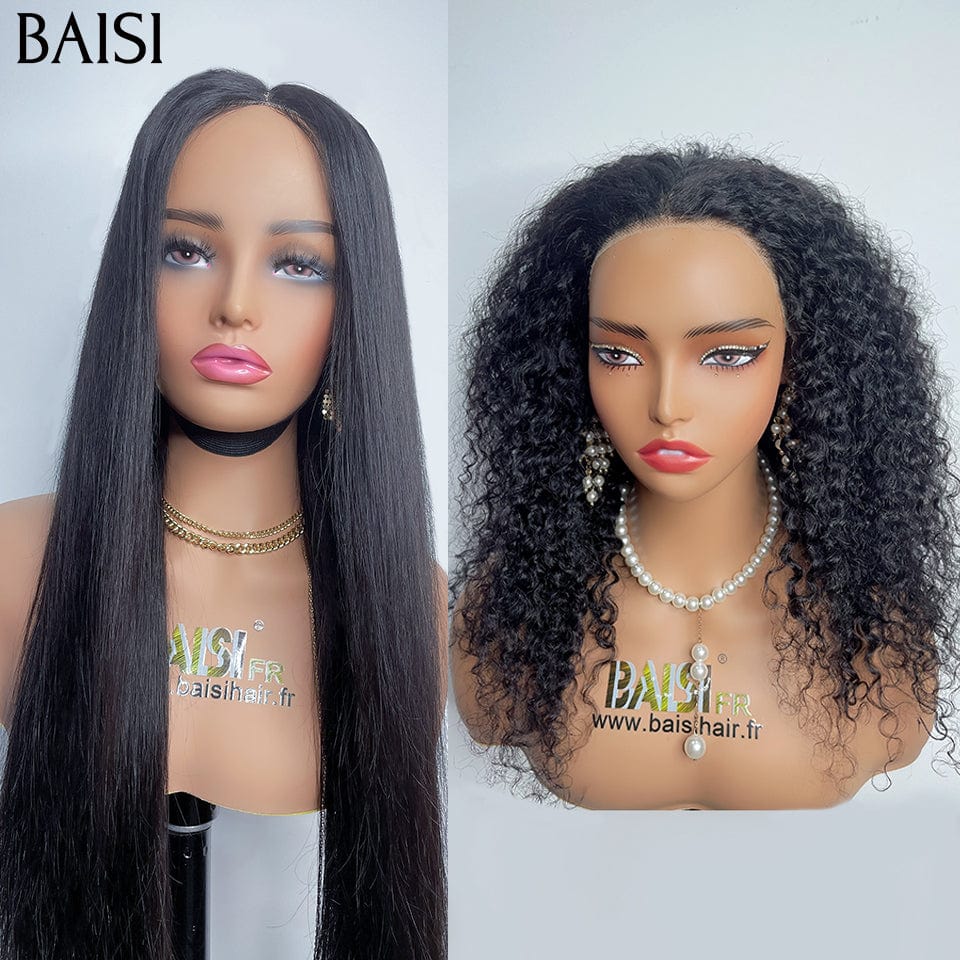 BAISI 1 Acheté + 1 Gratuit = 269€ Perruque en 100% vrais cheveux humains (pas besoin de code)