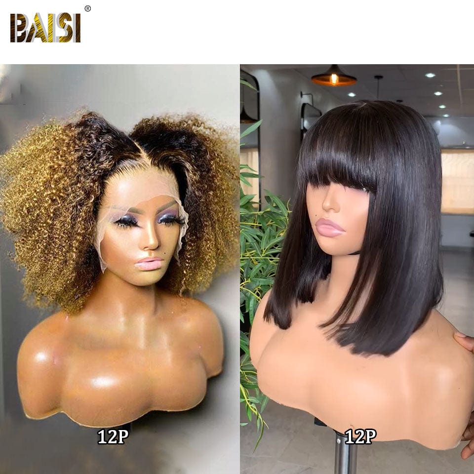 BAISI perruque Deep Wave en Couleur Orange à  moitié prix en 24H 170€ en 100% cheveux humains