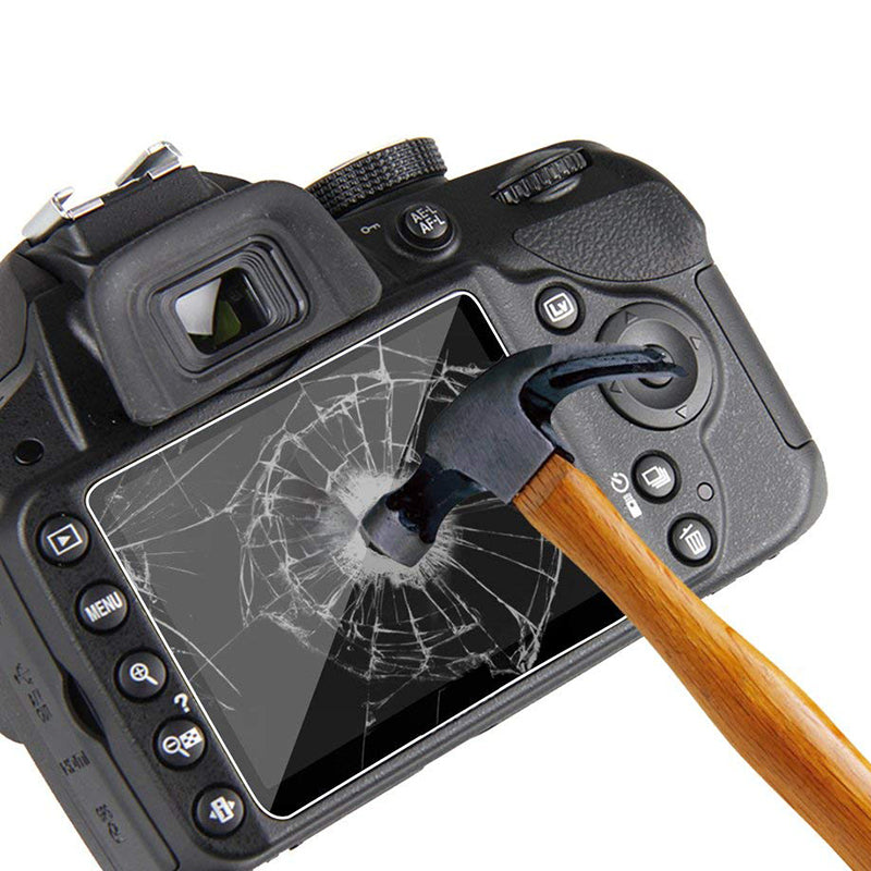 2Pcs Tempered Glass Screen Protector for Fujifilm Camera