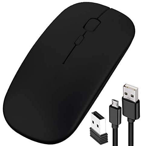 Wireless Mouse Rechargeable Slim USB Quiet Click Mice for Laptop PC Computer Mac Macbook Pro