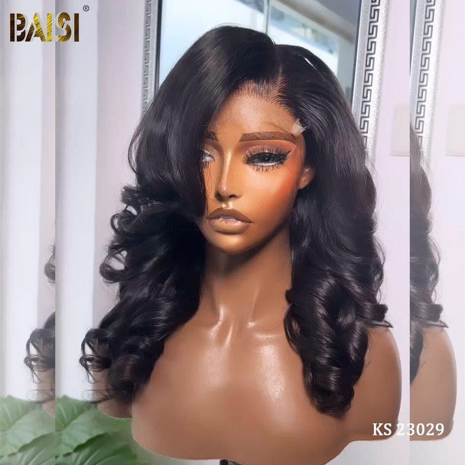 BAISI Achetez 2 perruques au prix d'usine fournisseur 13x4 Frontal Lace Perruque Body Wave En Couleur Mixed #4MIX#27 Sans Colle Lace déjà couper Facile à Porter(Pas Besoin de Code)