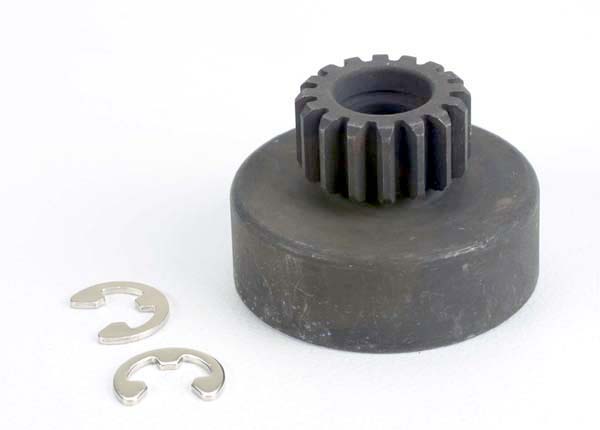 TRAXXAS 16T 32P Clutch Bell w/ E-Clips - 4116