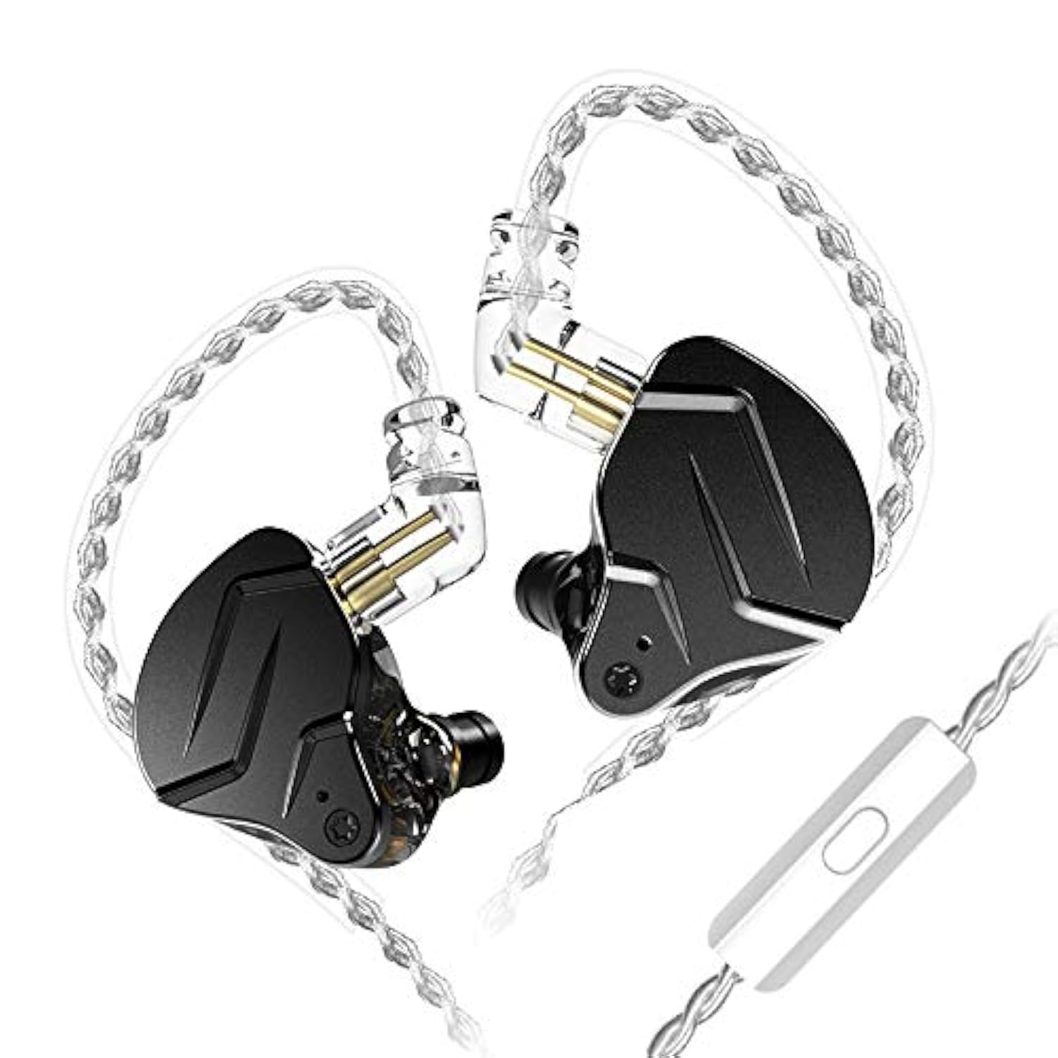 Kz Zsn Pro X In-Ear Earbud Headphones With Mic Dual Driver 1Ba+1Dd Hybrid Wire