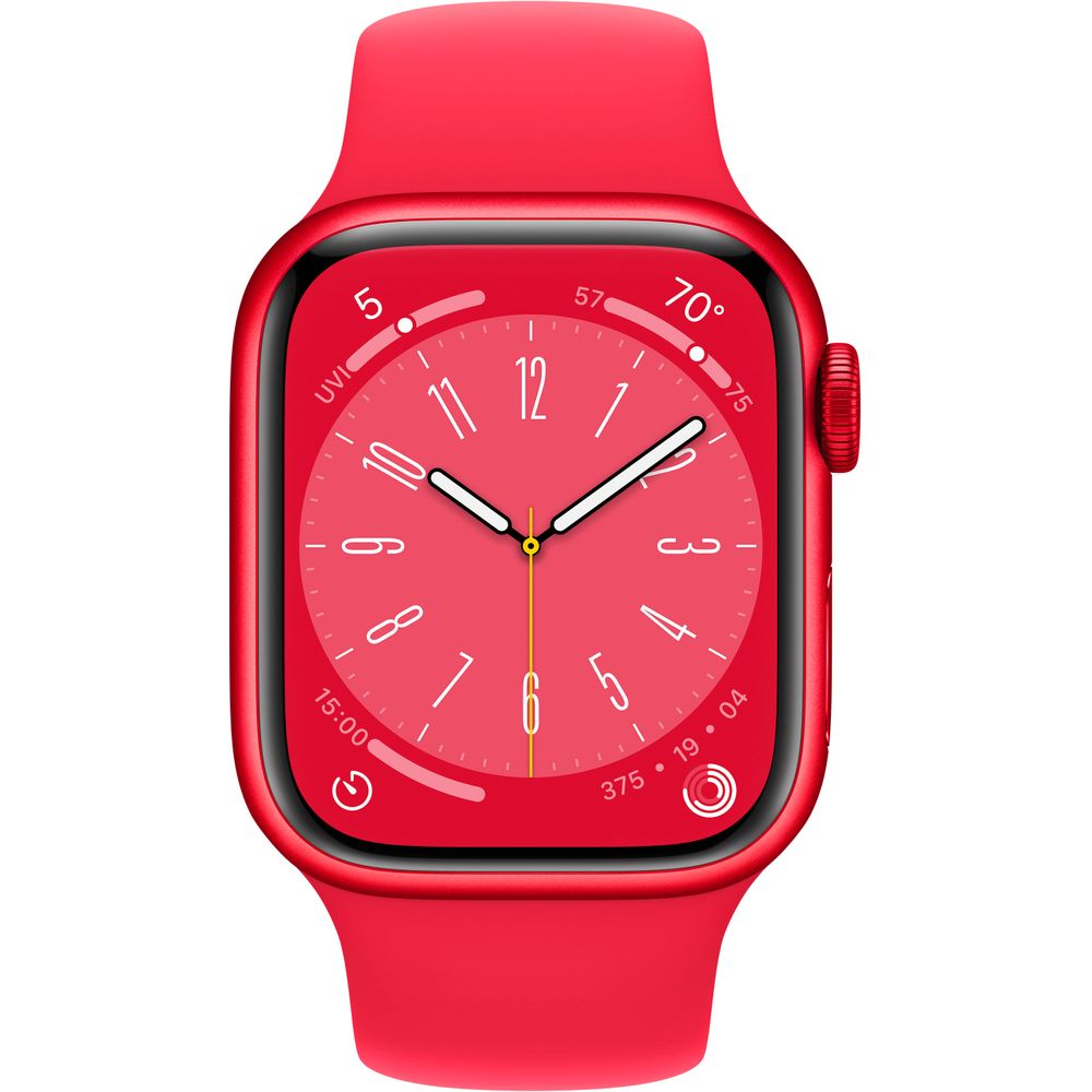 Apple Watch Gen 8 Series 8 Cell 41mm (PRODUCT)RED Aluminum - (PRODUCT)RED Sport Band MNV13LL/A