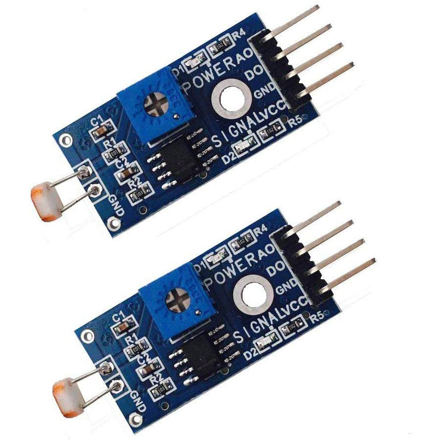 flashtree 2PCS of Digital Light Intensity Detection Photosensitive Sensor Module for Arduino UNO