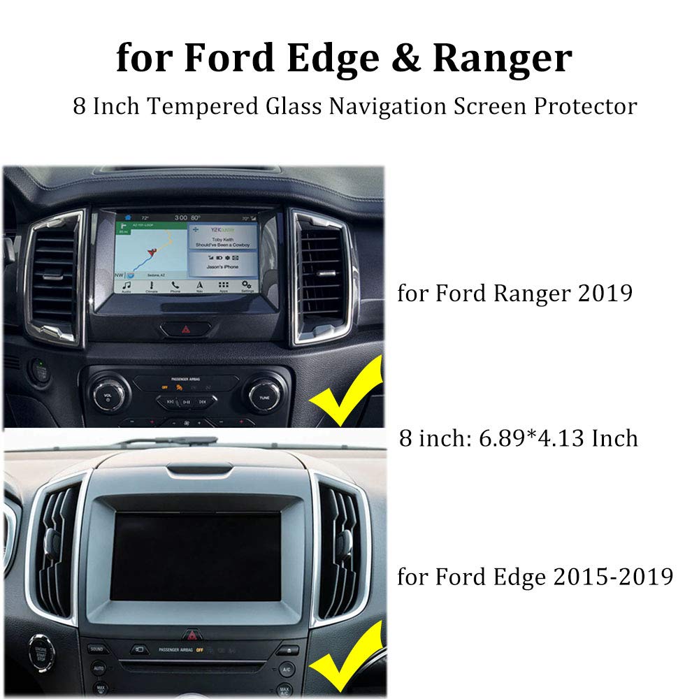 Screen Protector Compatible With 2020 2021 F150 Super Duty,Anti-Explosion & Scratch,HD Clear,SSSKY Premium Navigation Accessories Comaptible With Ford F150 Super Duty（8inch）