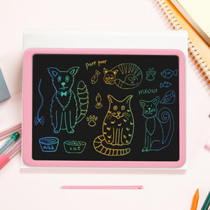 11 Inch Digital Ewriter, Electronic Graphic Drawing Tablet, Erasable Portable Doodle LCD Writing Tablet，Pink