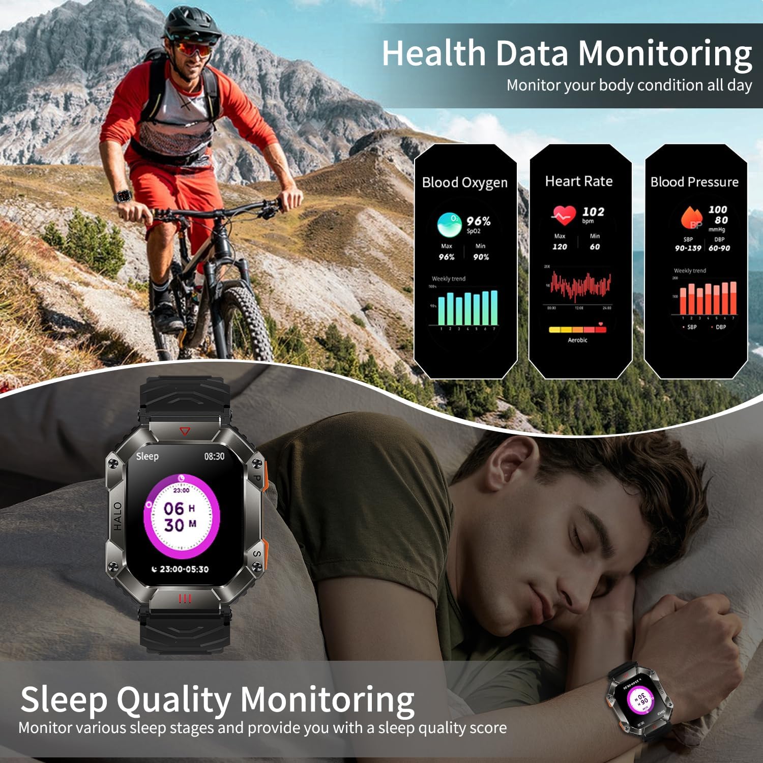 Coxsmart Watch 3 Pro Smartwatch High-Definition Screen for Blood Pressure and Heart Rate Monitoring with NFC Capability