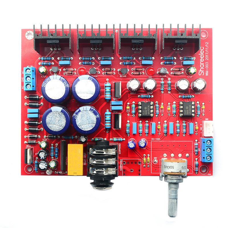 CIRMECH base on Beyerdynamic A1 headphone amplifier MC33078 BD139 BD140 architecture With