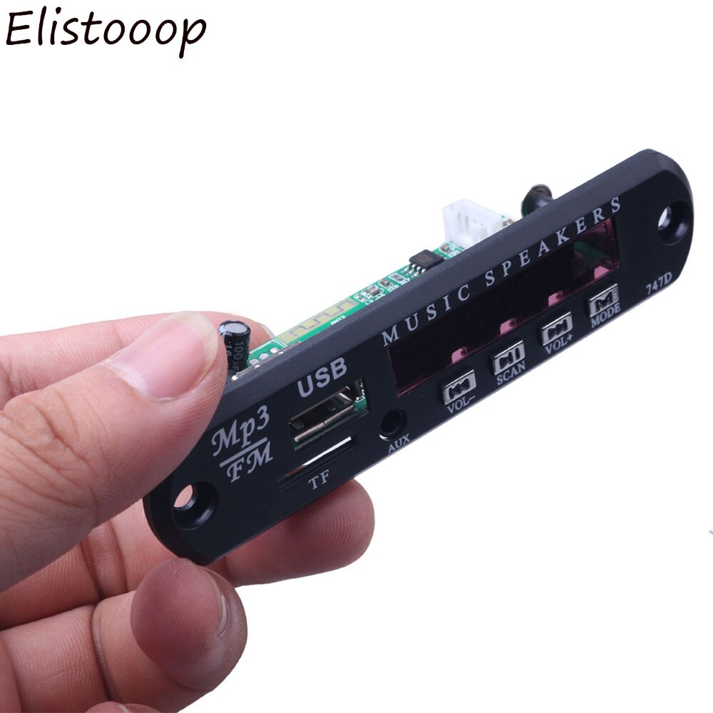 Car Vehicles MP3 WMA Decoder Board Audio Module USB FM TF Radio For Car MP3 Accessories