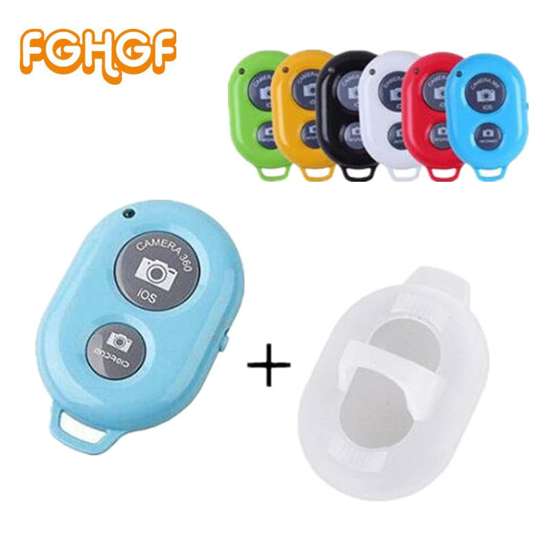 FGHGF Bluetooth Phone Self Timer Shutter Button for iPhone 7 selfie stick Shutter Release Wireless