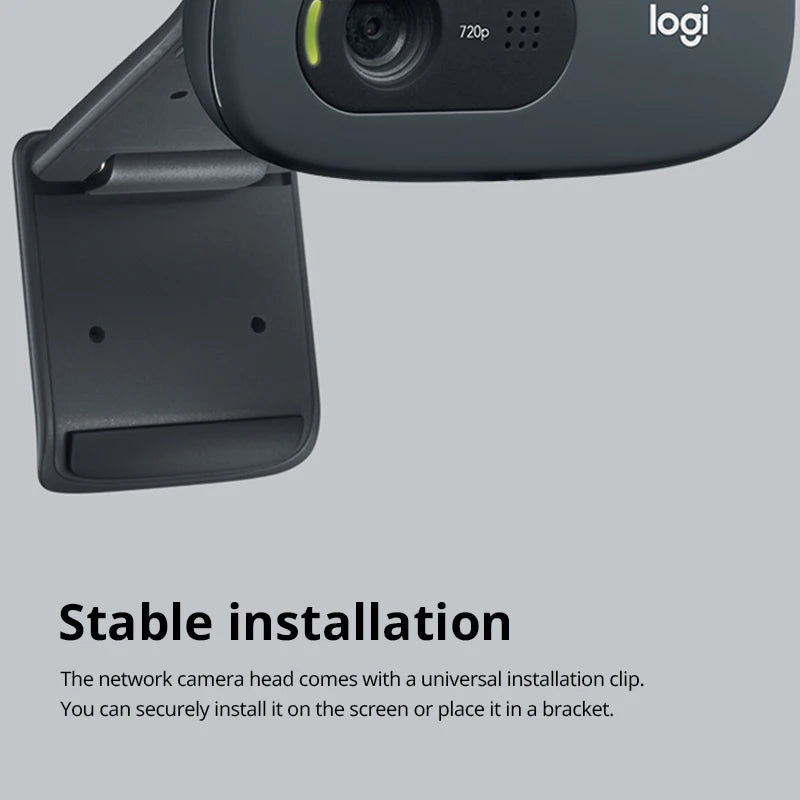 Logitech C270 HD 720P Webcam with Built-in Microphone