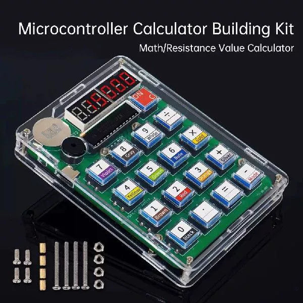 LED Digital Tube Display Calculator Kit – DIY Electronic Office Tool