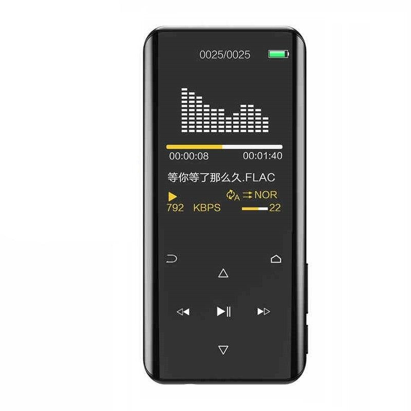 D25 Bluetooth 5.0 MP3 Player 16G/32G 2.4 inch Curved Screen Portable Music MP3 Player