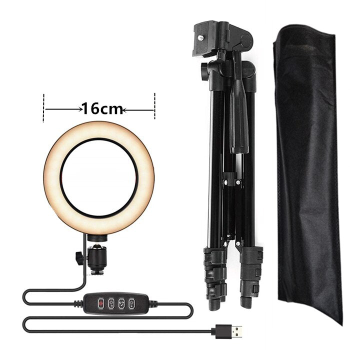 Selfie Ring Lamp Led Ring Light Selfie With Tripod Ring For Selfie Phone Video Photography Lighting