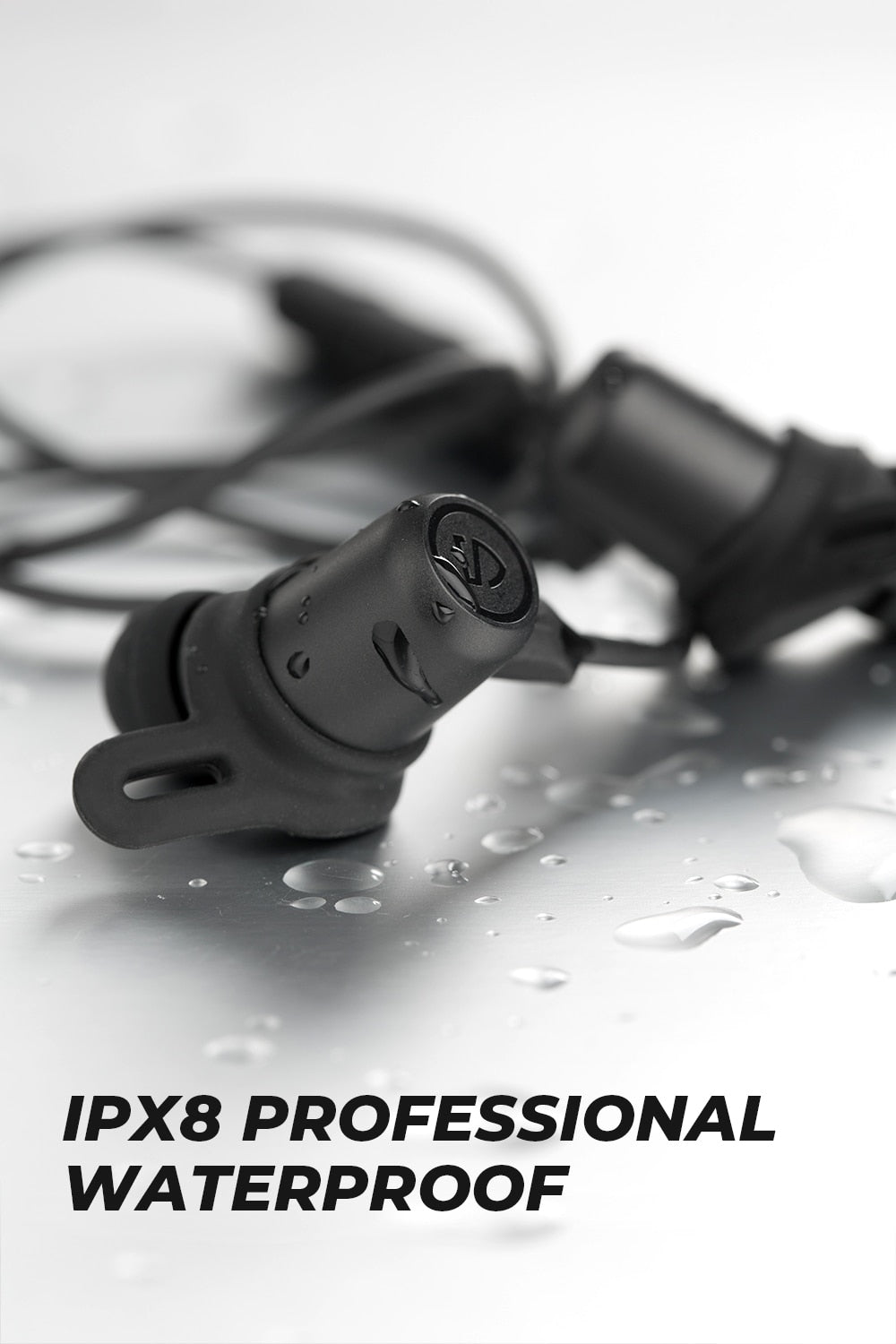 Bluetooth 5.0 Wireless Earphones IPX8 Waterproof Sports Earphones APTX HD 14 Hours Playtime