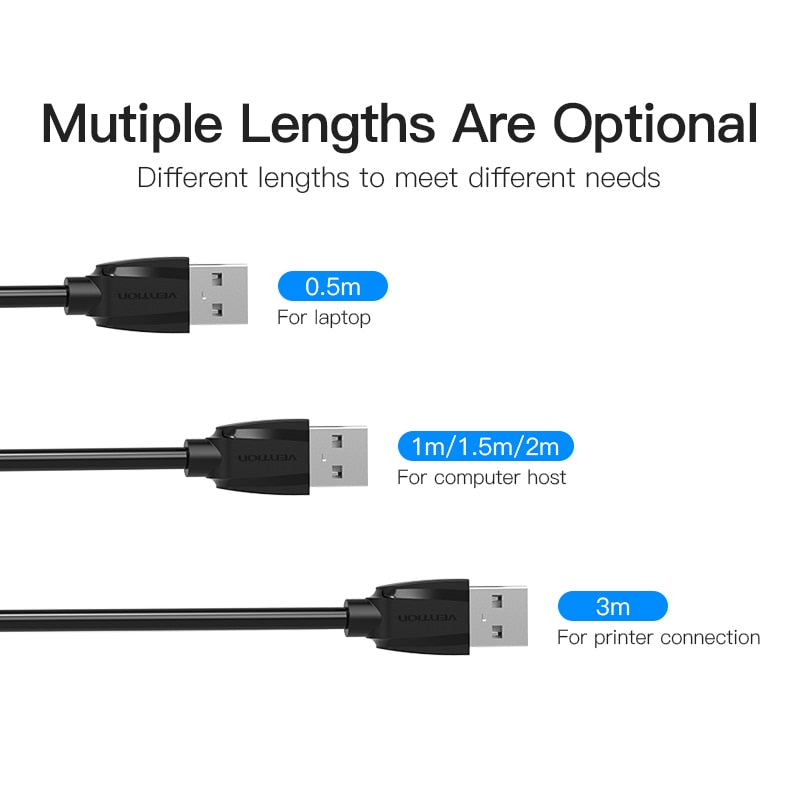 USB2.0 3.0 Extension Cable Male to Female Extender Cable Fast Speed USB3.0 Cable Extended