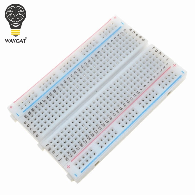 Suq 1 Pcs New 400 Tie Points Solderless PCB Breadboard Mini Universal Test Protoboard DIY Bread Board for Bus Test Circuit Board