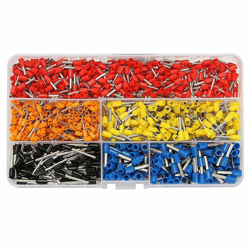 1020Pcs Wire Crimp Connector Cable Cord Pin End Bootlace Ferrule Terminal Kits