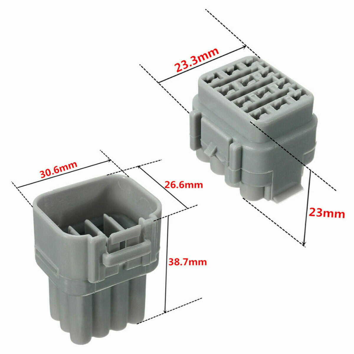 1 Set Car Part 12 Pin Way Sealed Waterproof Electrical Wire Auto Connector Plug