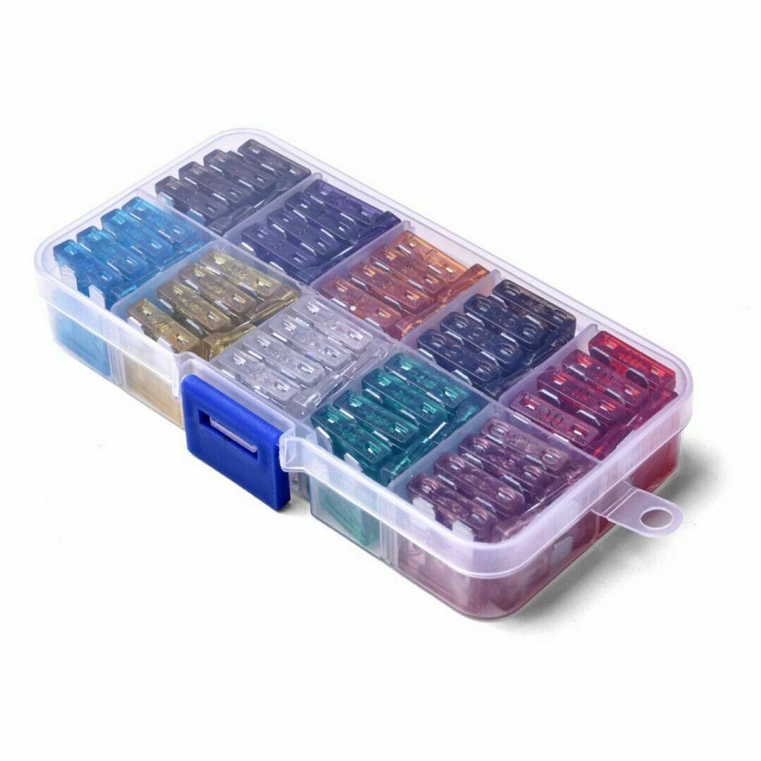 Standard Auto Car Assorted Blade Fuse Sets Assortment Kits 2A-35A Box 100Pcs