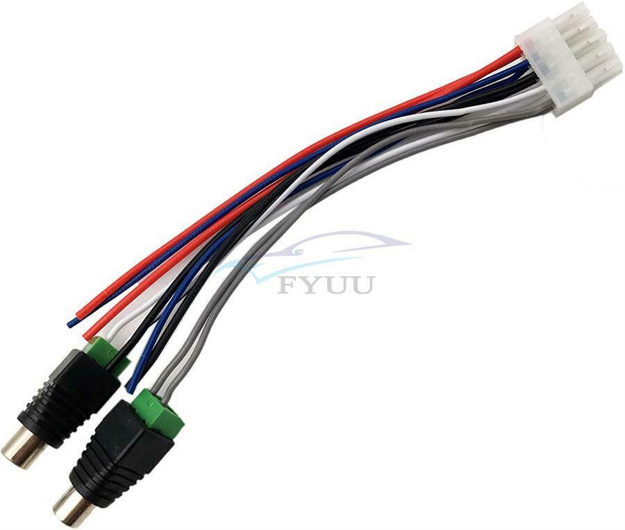 1 Piece 15cm 16AWG&18AWG 10-pin Speaker Harness Plug For Dual TBX10A Amplifier