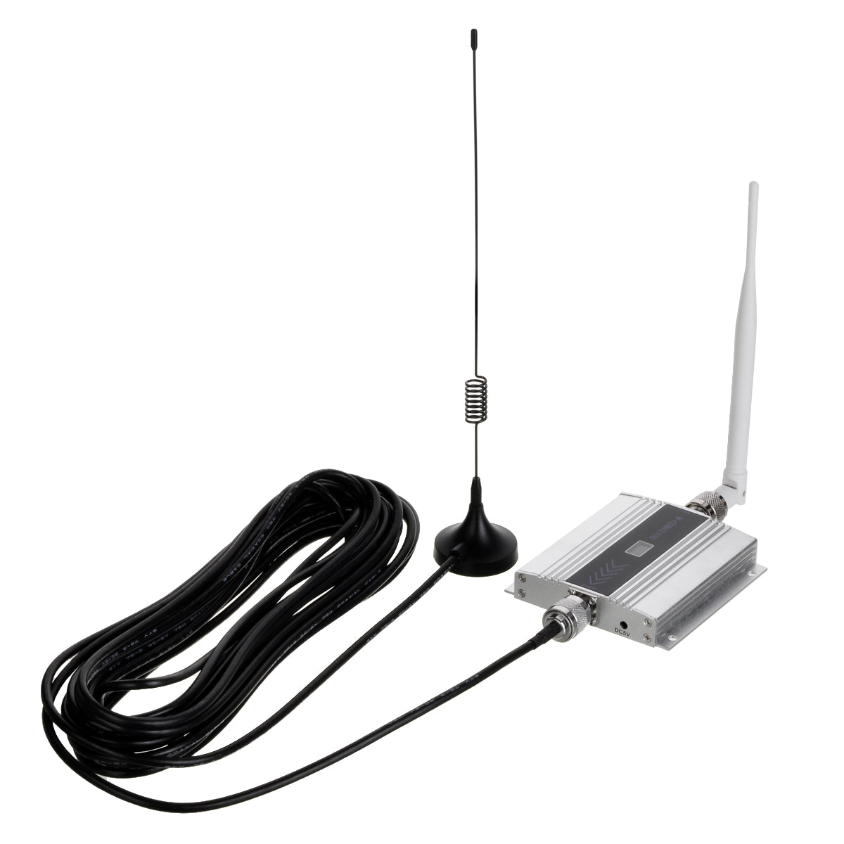 2100MHz WCDMA 3G Mobile Phone Signal Booster - Silvery White (US Plugs)