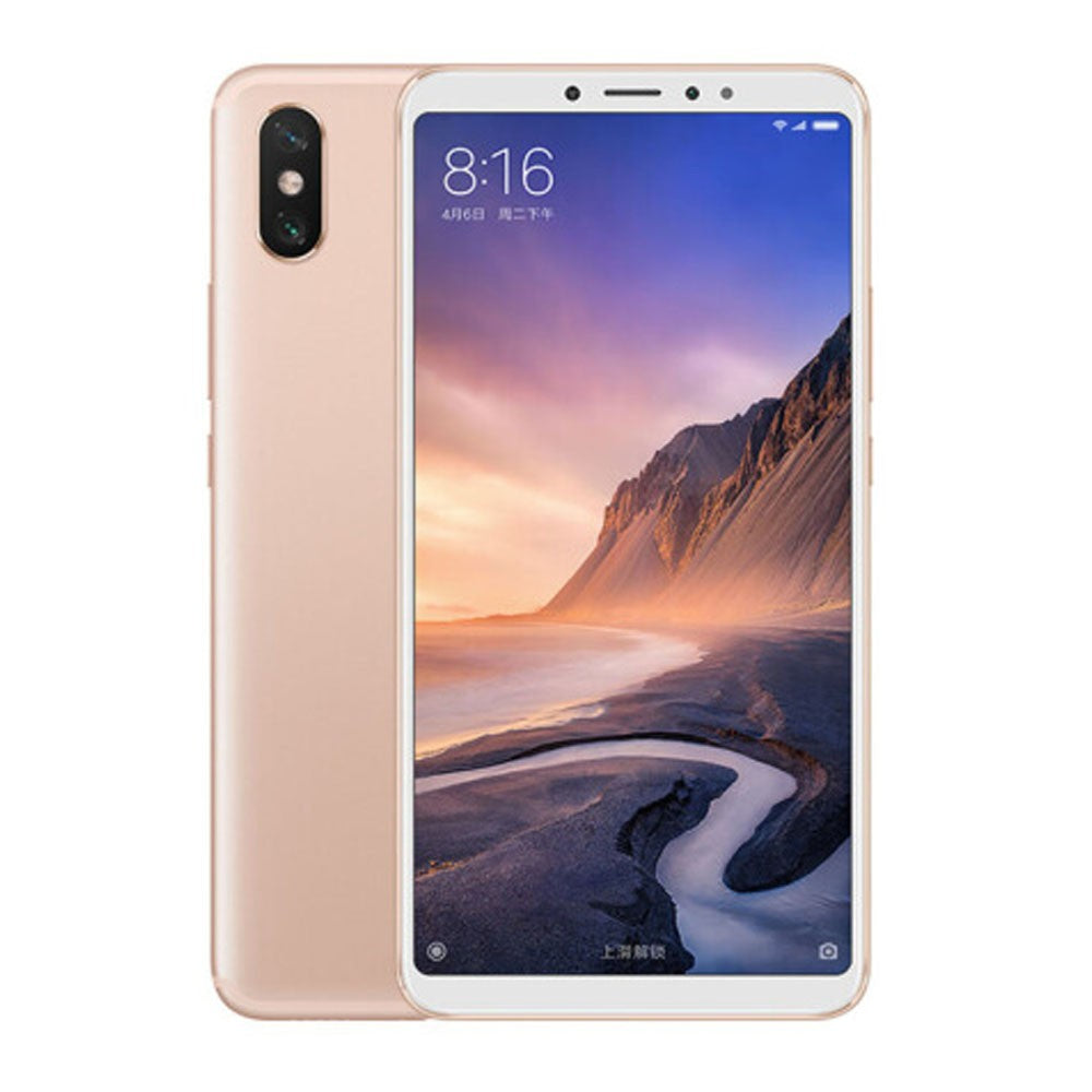 Xiaomi Mi Max 3 4G Phablet With 4GB RAM 64GB ROM, 12.0MP + 5.0MP Rear Camera, Fingerprint Sensor Gold Chinese Version