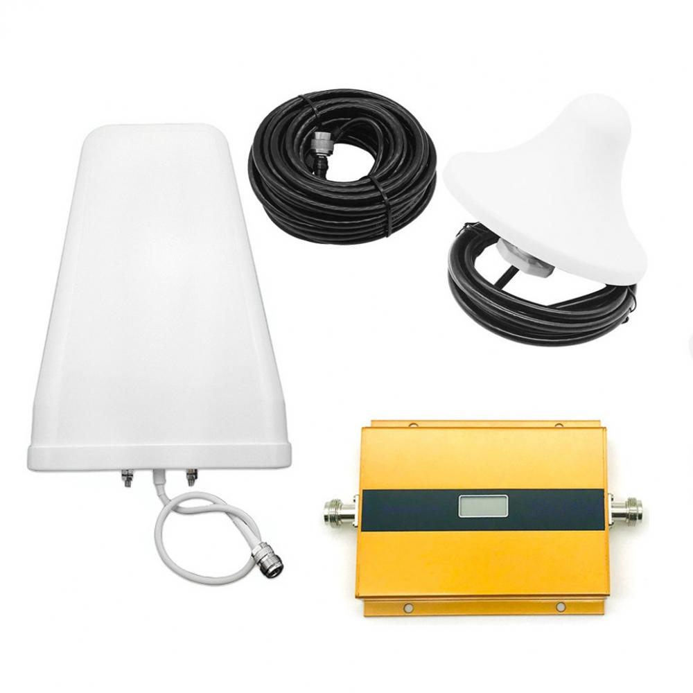 Cell Phone Signal Amplifier Mobile GSM980 Repeater - Golden