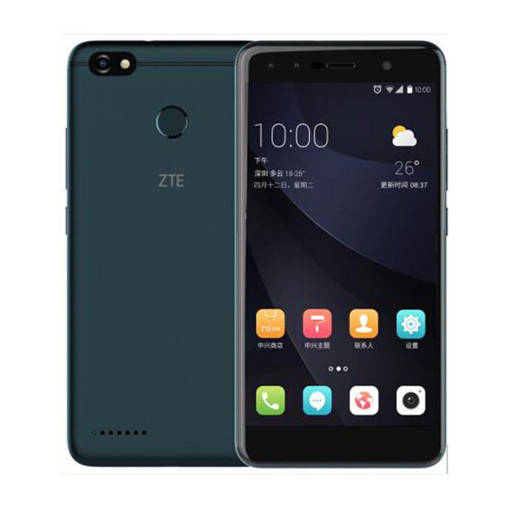 ZTE Blade A3 Android 7.0 4G LTE Quad-Core 5.5 Inches Mobile Phone With 3GB RAM 32GB ROM, 4000mAh Battery, Fingerprint Black