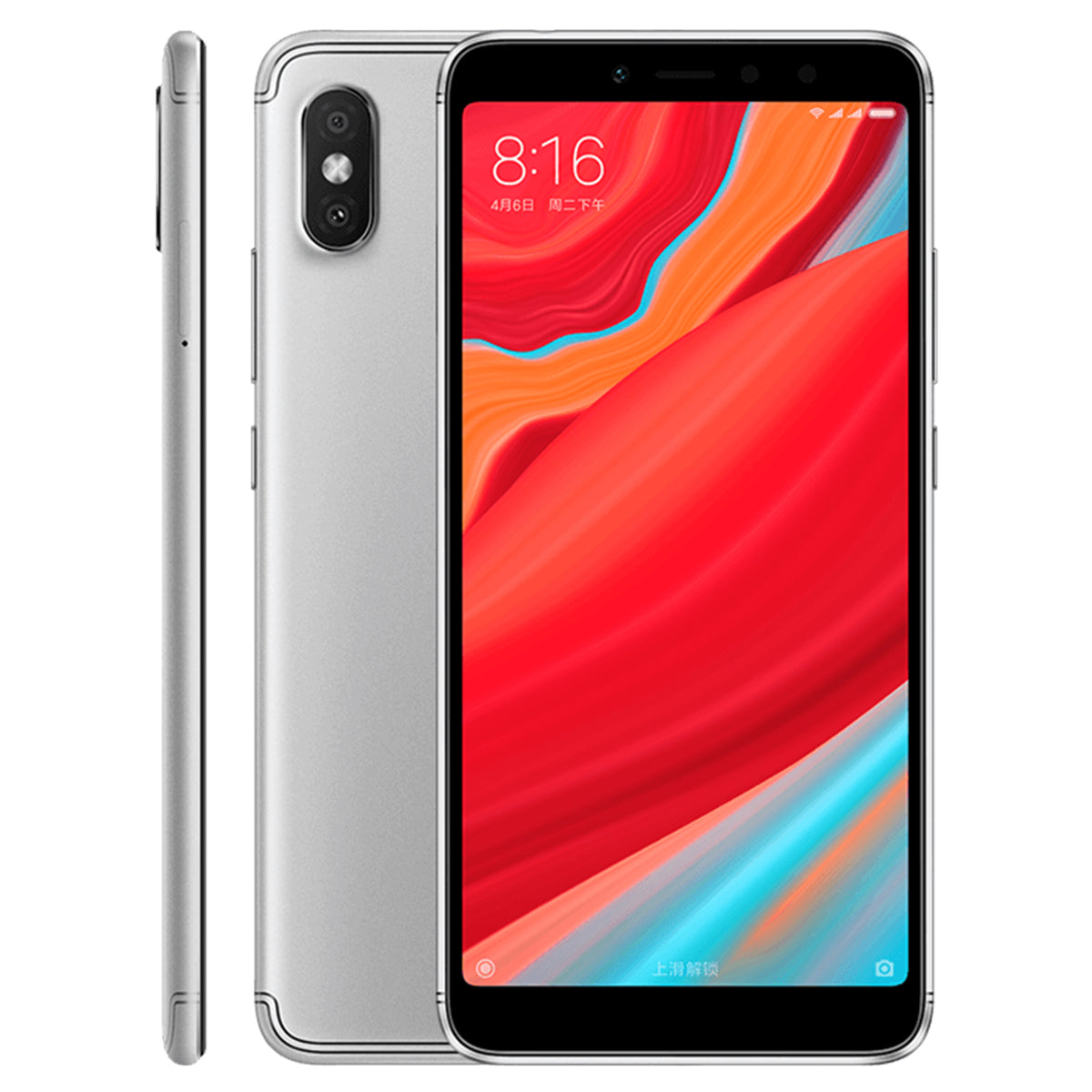 Xiaomi Redmi S2 Smartphone Dual SIM, 3GB RAM 32GB ROM - Grey