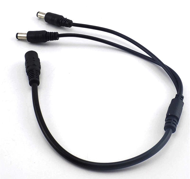 12V DC Power Cord Splitter - 2.1mm Connector