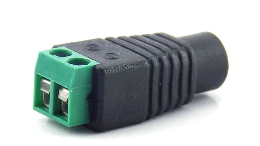 12V DC 2.1mm Connector With Wiring Breakout Connectors